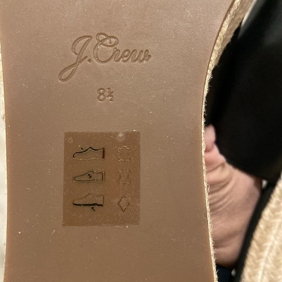 New J Crew Platform Women’s Black Slip On Sandals - Picture 7 of 10